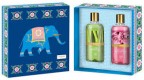 Vaadi Herbal Enduring Fragrance Shower Gel Gift Box - Enticing Lemongrass 300 ml & Enchanting Rose & Mogra 300 ml ( 300 ml x 2 )